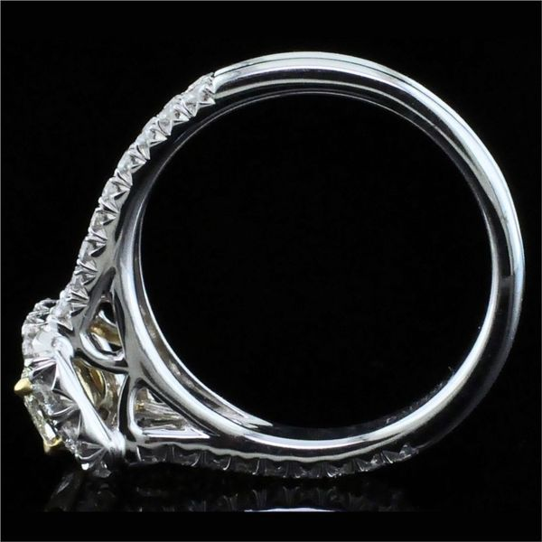 Henri Daussi Diamond Engagement Ring, 1.32ct Total Diamond Weight Image 3 Geralds Jewelry Oak Harbor, WA
