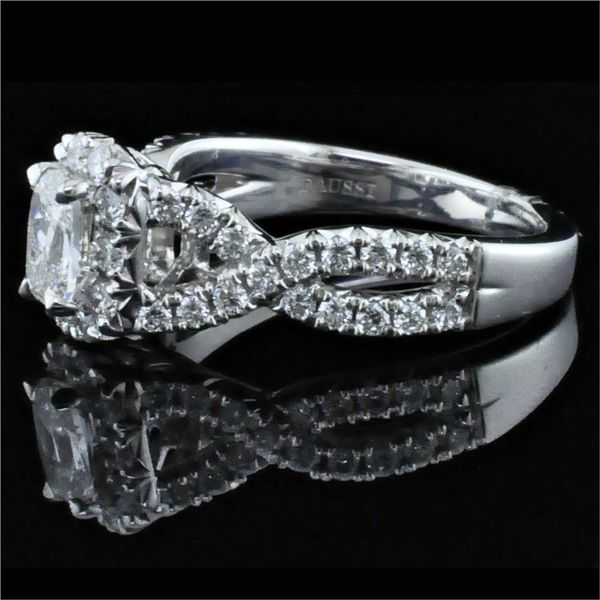 Henri Daussi Diamond Engagement Ring, 1.12ct Total Diamond Weigh Image 2 Geralds Jewelry Oak Harbor, WA