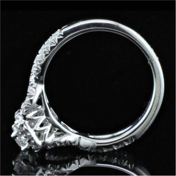 Henri Daussi Diamond Engagement Ring, 1.12ct Total Diamond Weigh Image 3 Geralds Jewelry Oak Harbor, WA