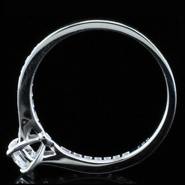 Hearts & Arrows Cut Diamond Engagement Ring Image 3 Geralds Jewelry Oak Harbor, WA