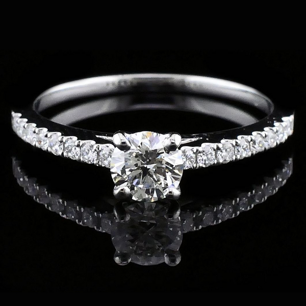 18K White Gold Diamond Wedding Set Image 4 Geralds Jewelry Oak Harbor, WA