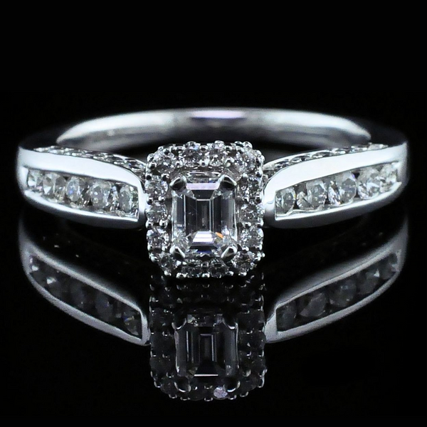 Emerald Cut Diamond Engagement Ring Geralds Jewelry Oak Harbor, WA