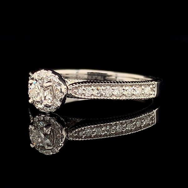 Hearts & Arrows Cut Diamond Engagement Ring Image 2 Geralds Jewelry Oak Harbor, WA