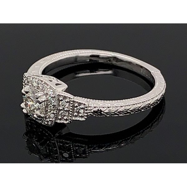 Hearts and Arrows Cut Diamond Engagement Ring Image 2 Geralds Jewelry Oak Harbor, WA