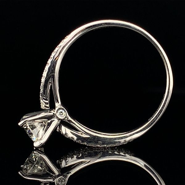 Gabriel & Co. Split Shank Diamond Engagement Ring Image 3 Geralds Jewelry Oak Harbor, WA
