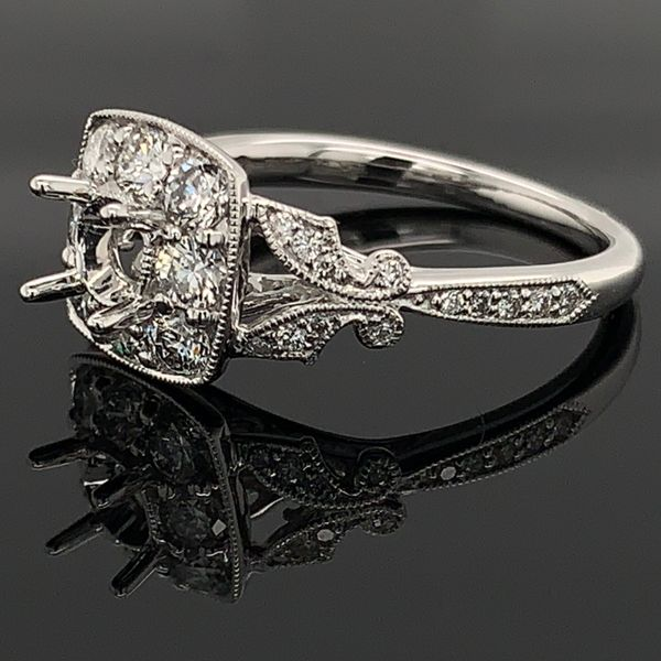 Gabriel Diamond Semi Mount Wedding Set Image 3 Geralds Jewelry Oak Harbor, WA