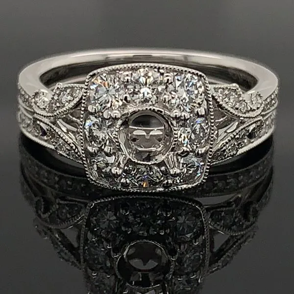 Gabriel Diamond Semi Mount Wedding Set Geralds Jewelry Oak Harbor, WA