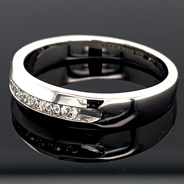 Men's Diamond Wedding Band Image 2 Geralds Jewelry Oak Harbor, WA