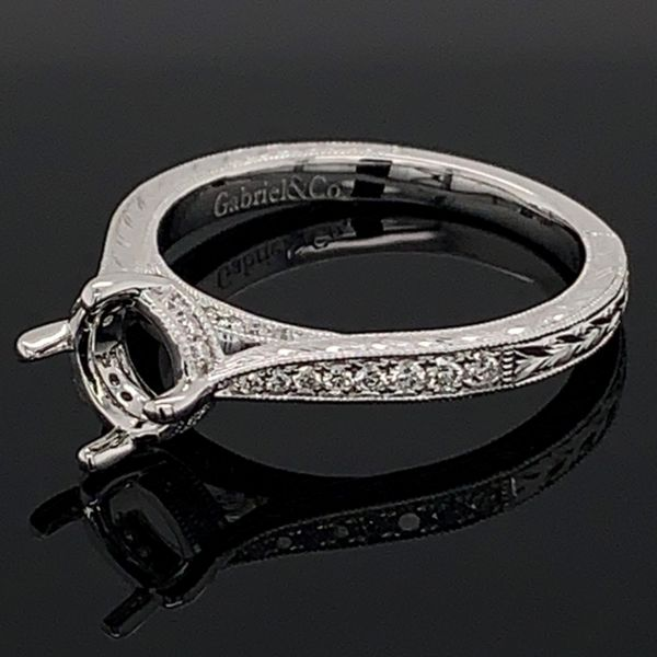 Gabriel & Co. Diamond Semi Mount Engagement Ring Image 2 Geralds Jewelry Oak Harbor, WA