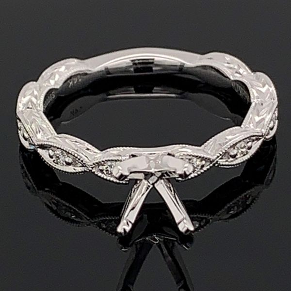Gabriel & Co. Diamond Semi Mount Engagement Ring Geralds Jewelry Oak Harbor, WA