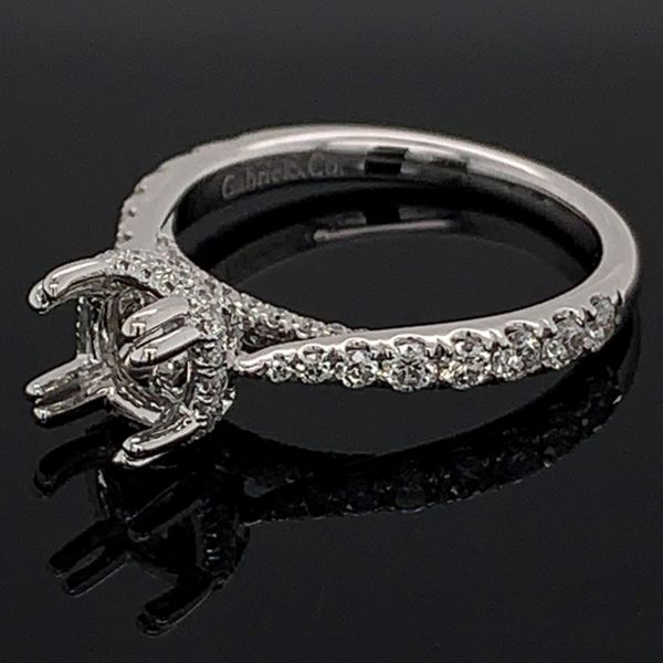 Gabriel & Co. Diamond Hidden Halo Engagement Ring Image 2 Geralds Jewelry Oak Harbor, WA