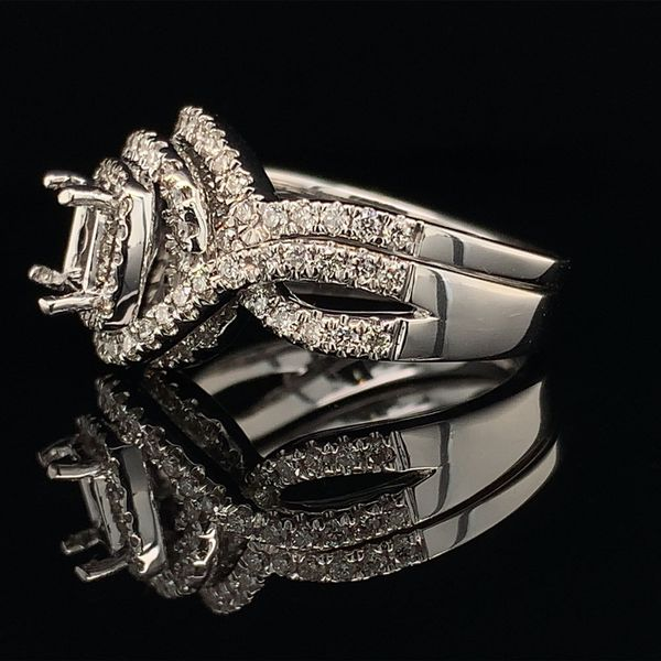 Infinity Inspired Diamond Wedding Set Image 2 Geralds Jewelry Oak Harbor, WA