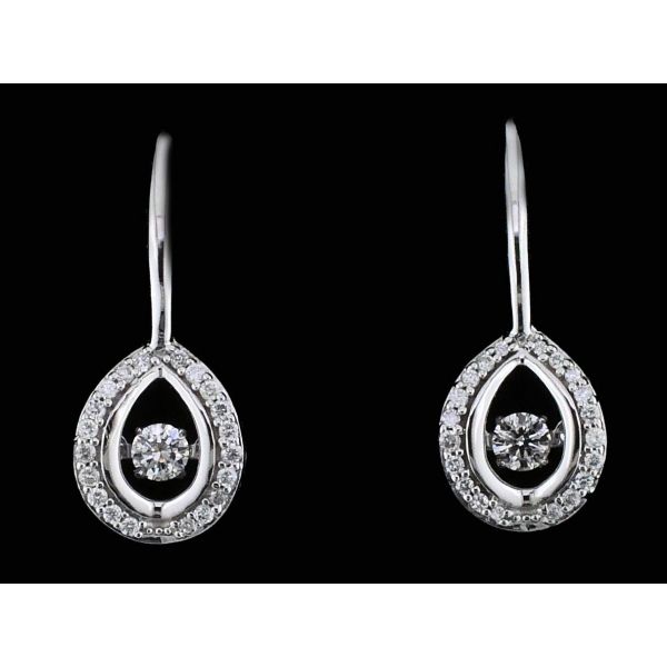 Diamond Heartbeat Earrings Geralds Jewelry Oak Harbor, WA