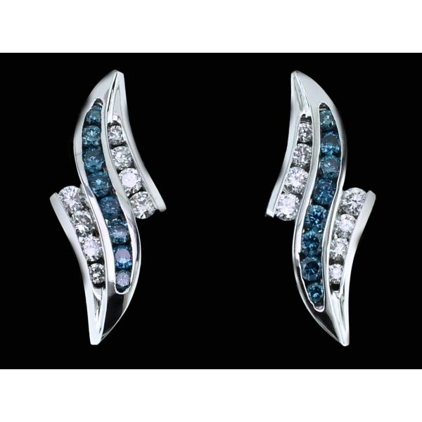 DeLeo Colored Diamond Earrings Geralds Jewelry Oak Harbor, WA