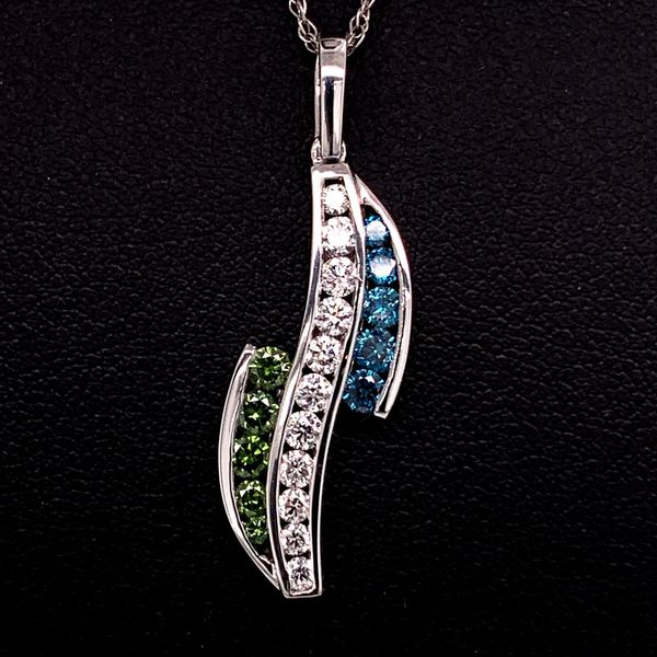 DeLeo Colored Diamond Pendant Geralds Jewelry Oak Harbor, WA