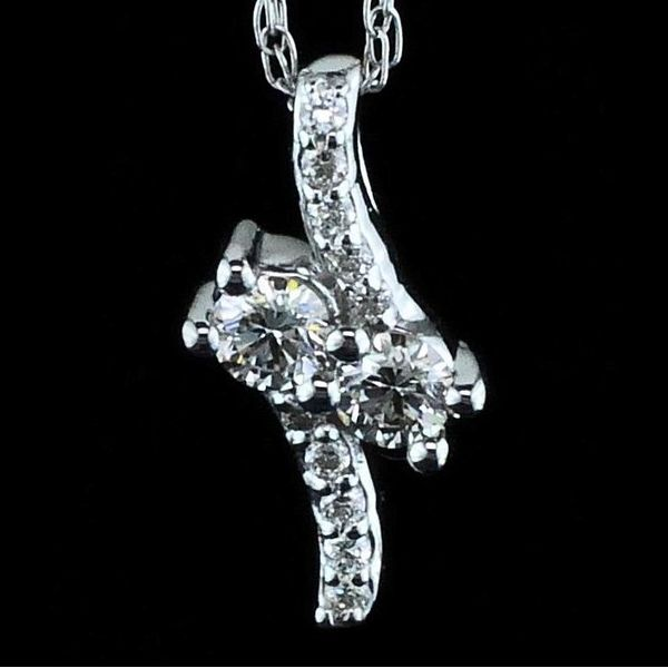 2-Stone Diamond Pendant Geralds Jewelry Oak Harbor, WA
