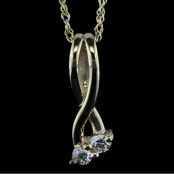 2-Stone Diamond Pendant Geralds Jewelry Oak Harbor, WA