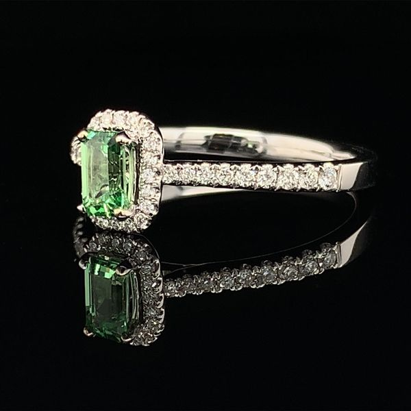 Ladies Tsavorite Garnet and Diamond Fashion Ring Image 2 Geralds Jewelry Oak Harbor, WA