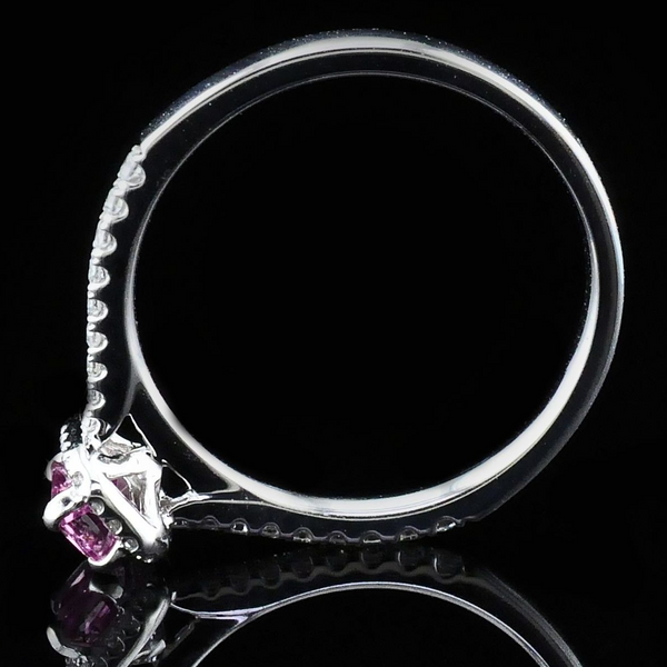 Ladies Pink Sapphire and Diamond Fashion Ring Image 3 Geralds Jewelry Oak Harbor, WA