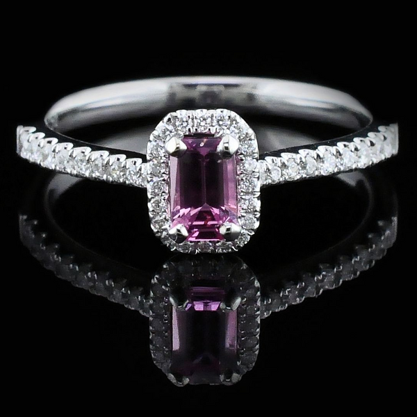 Ladies Pink Sapphire and Diamond Fashion Ring Geralds Jewelry Oak Harbor, WA