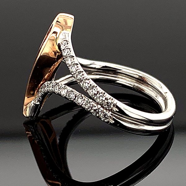Ladies DeLeo Fire Ruby and Diamond Fashion Ring Image 3 Geralds Jewelry Oak Harbor, WA