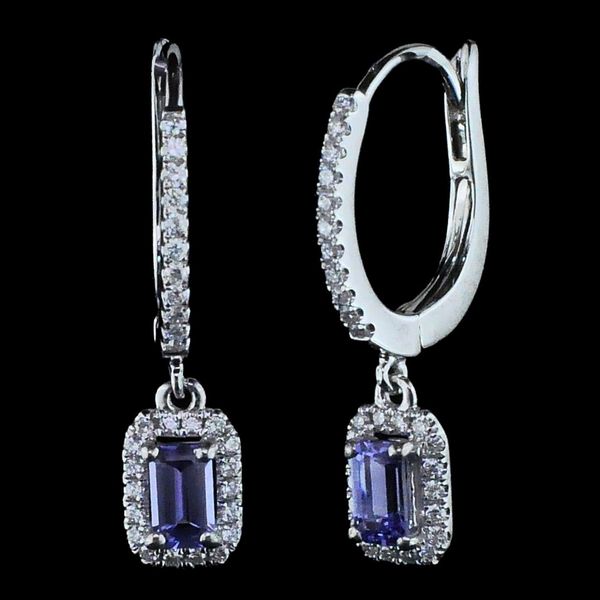 Ladies Tanzanite and Diamond Earrings Geralds Jewelry Oak Harbor, WA
