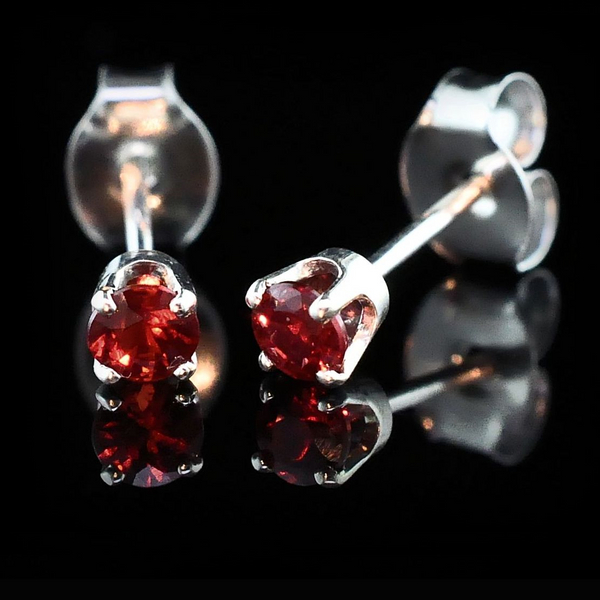 Sterling Silver Fire Ruby Earrings Geralds Jewelry Oak Harbor, WA