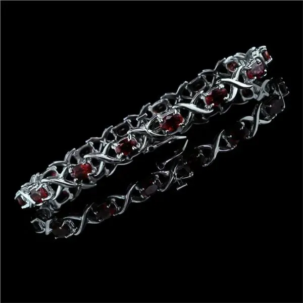 Ladies Fire Ruby and Diamond Bracelet Geralds Jewelry Oak Harbor, WA