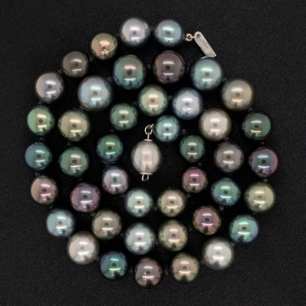 Natural Multi Colored Tahitian Pearl Necklace Geralds Jewelry Oak Harbor, WA