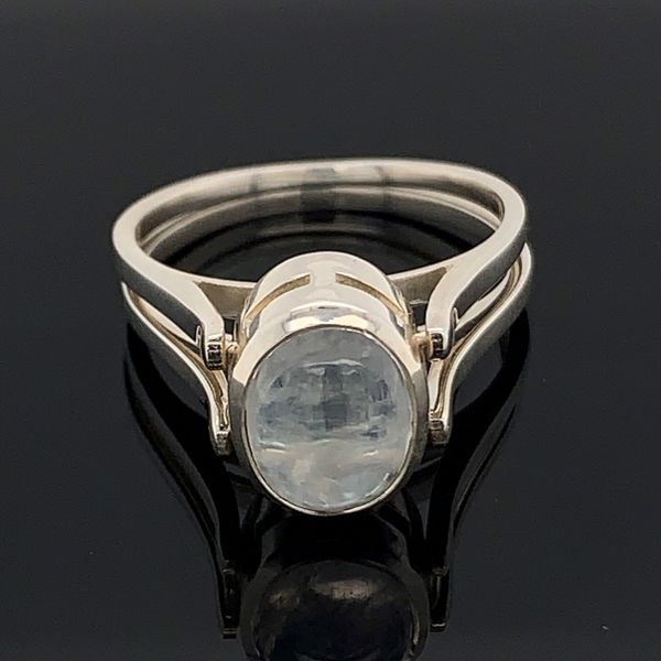 Moonstone and Blue Topaz Reversible Ring Geralds Jewelry Oak Harbor, WA