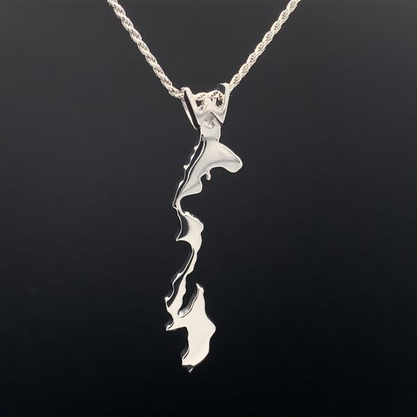 Original Custom Whidbey Island Pendant, Sterling Silver Geralds Jewelry Oak Harbor, WA