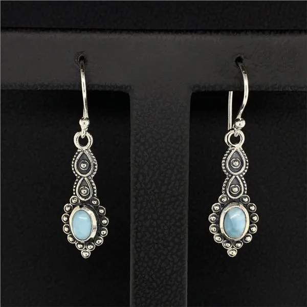 Larimar Drop Earrings Geralds Jewelry Oak Harbor, WA