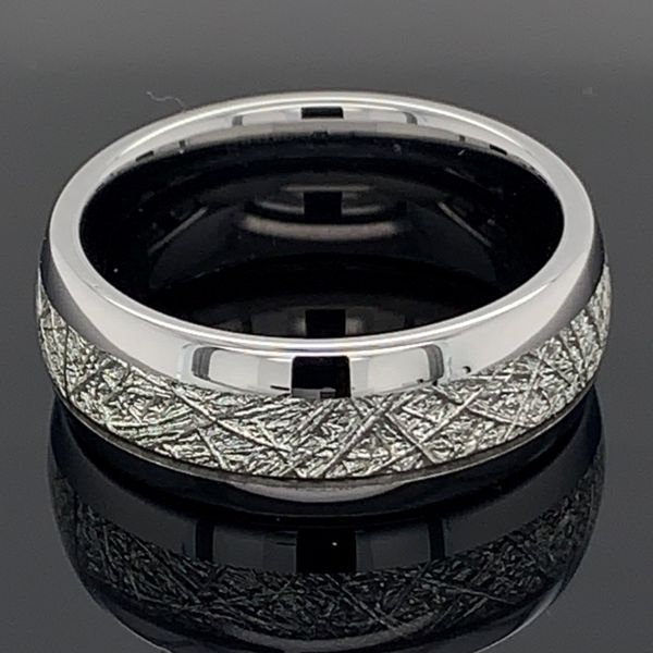 Meteorite Inlay Tungsten Ring Geralds Jewelry Oak Harbor, WA