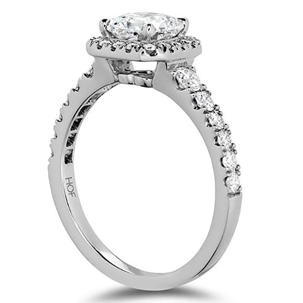 Hearts On Fire Transcend Premier Dream Halo Engagement Ring Image 3 Goldstein's Jewelers Mobile, AL