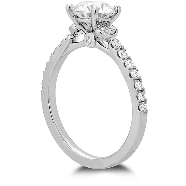 Hearts On Fire Cali Chic Double Petal Engagement Ring Image 3 Goldstein's Jewelers Mobile, AL