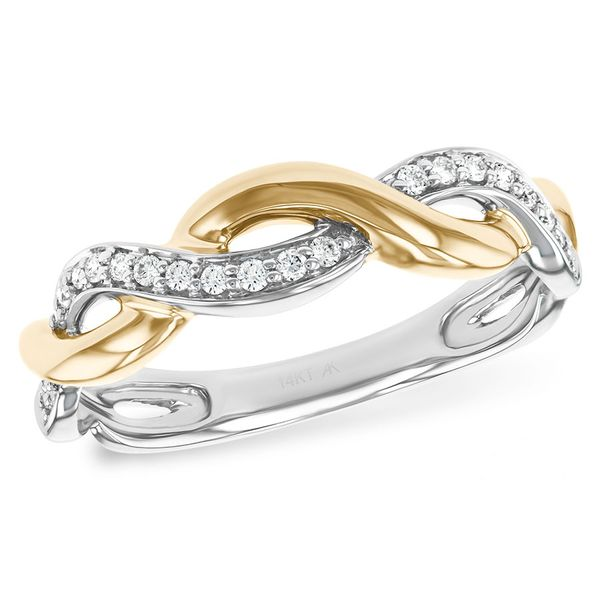 Diamond Twist Ring Goldstein's Jewelers Mobile, AL