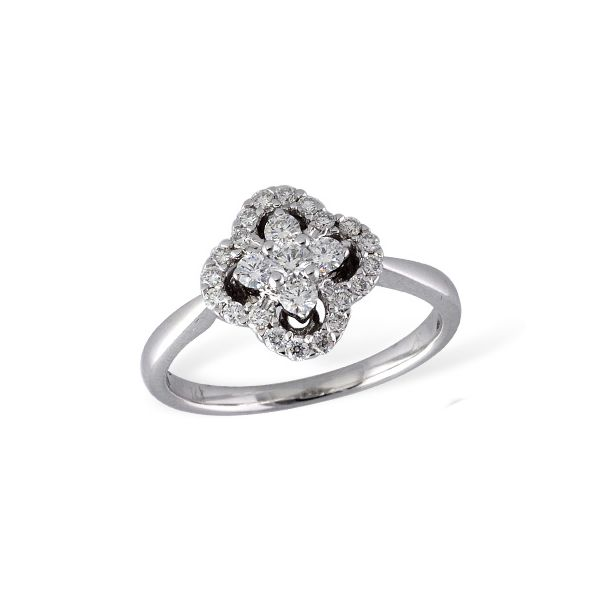 Diamond Clover Ring Goldstein's Jewelers Mobile, AL