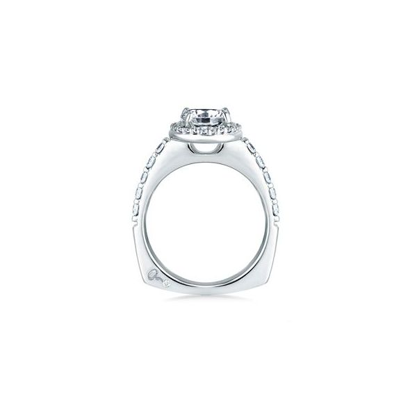 A. Jaffe Diamond Engagement Ring Image 3 Goldstein's Jewelers Mobile, AL