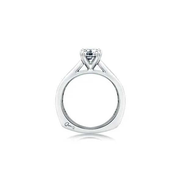 A. Jaffe Diamond Engagement Ring Image 3 Goldstein's Jewelers Mobile, AL