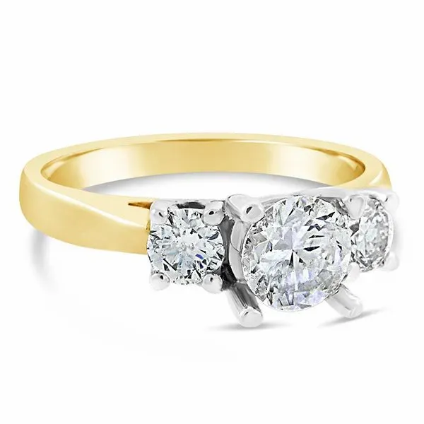 Diamond 3-Stone Engagement Ring Goldstein's Jewelers Mobile, AL