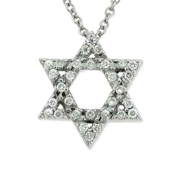 Diamond Star Of David Necklace Goldstein's Jewelers Mobile, AL