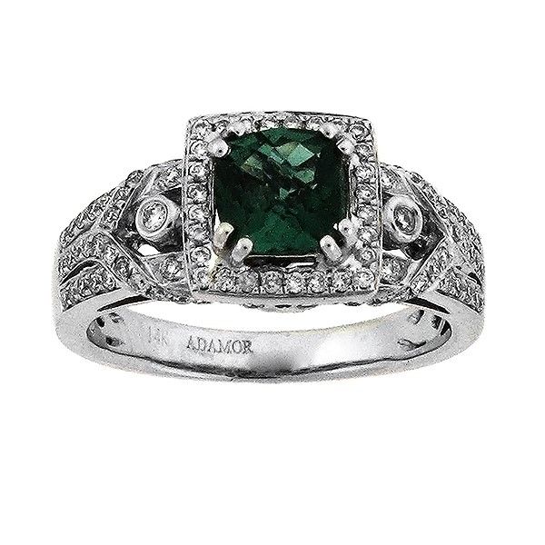 Green Tourmaline and Diamond Ring Goldstein's Jewelers Mobile, AL
