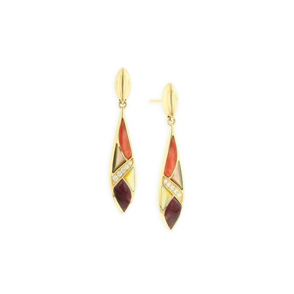 Colored Stone Earrings Image 2 Goldstein's Jewelers Mobile, AL