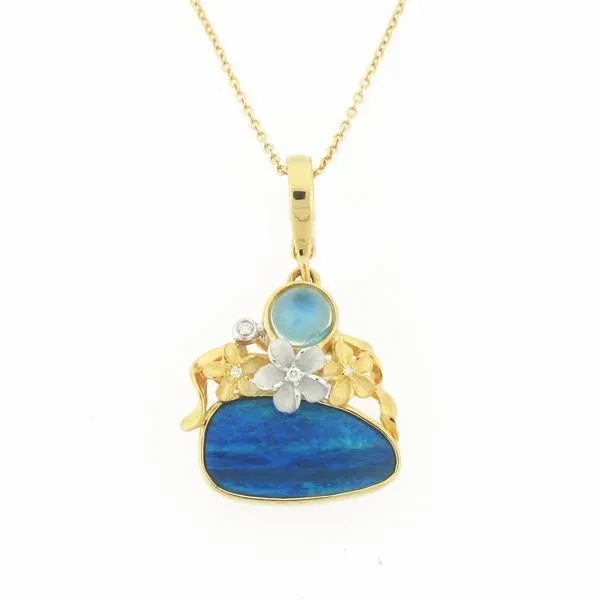 Denny Wong Opal Doublet Pendant Goldstein's Jewelers Mobile, AL