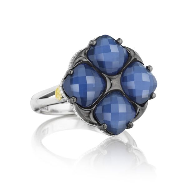 Blue Quartz and Hemetite Ring Goldstein's Jewelers Mobile, AL