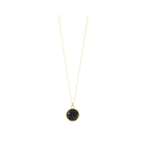 Black Druzy Necklace Goldstein's Jewelers Mobile, AL