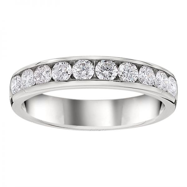 Channel Set Wedding Band Hingham Jewelers Hingham, MA