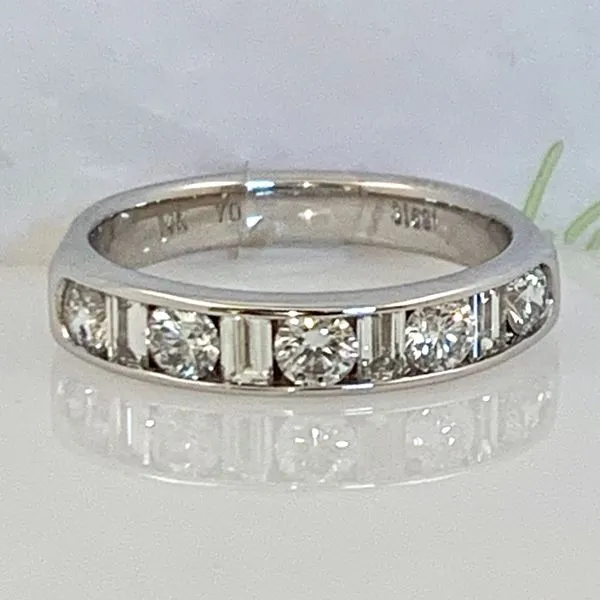 Channel Set Diamond Band Hingham Jewelers Hingham, MA