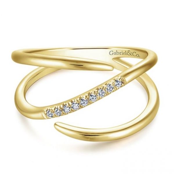 Gold + Diamond Ring Hingham Jewelers Hingham, MA