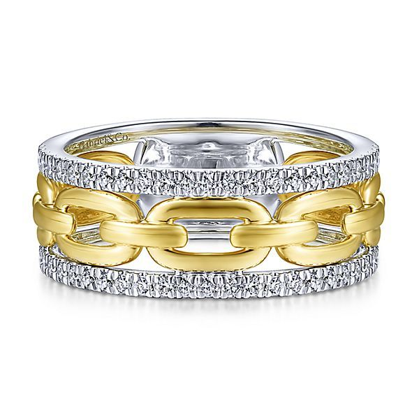 Wide Chain Link Ring Hingham Jewelers Hingham, MA